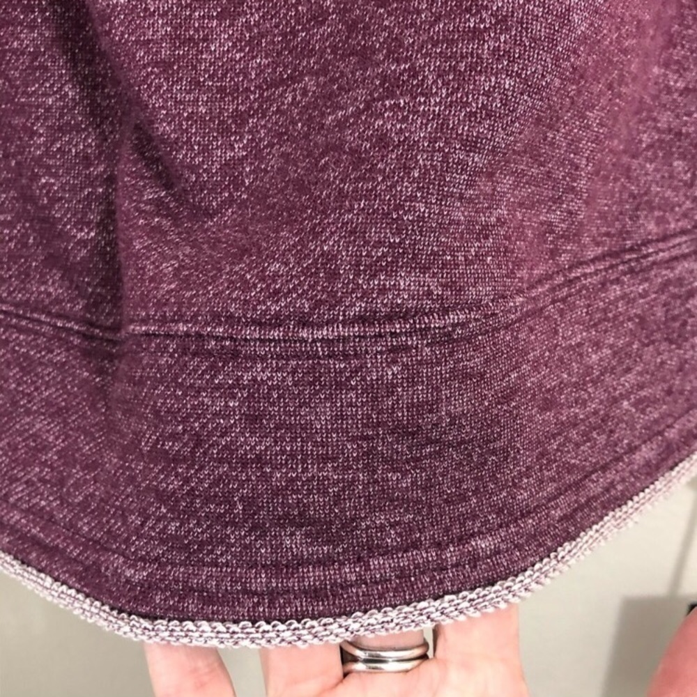 ROCK & REPUBLIC - - BURGUNDY CROP SWEATSHIRT-B14 - Picture 5 of 8